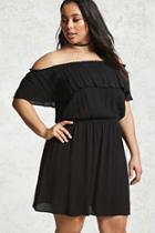 Forever21 Plus Size Crinkled Gauze Dress