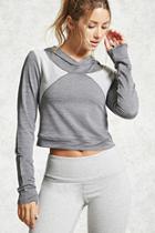 Forever21 Active Cropped Hoodie