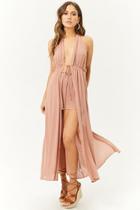 Forever21 Ruffle Halter Tunic & Shorts Set