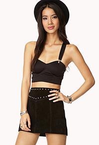 Forever21 Out West Studded Skirt