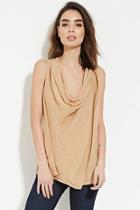 Love21 Women's  Contemporary Draped Wrap-front Top