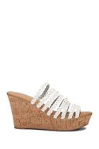Forever21 Faux Leather Strap Wedges