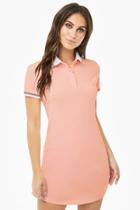 Forever21 Contrast-trim Polo T-shirt Dress