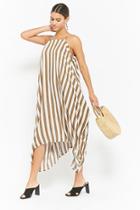 Forever21 Striped High-low Maxi Dress