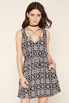 Forever21 Women's  Floral Strappy-front Dress