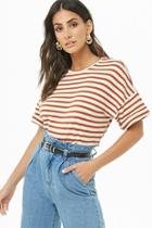 Forever21 Striped Boxy Knit Top