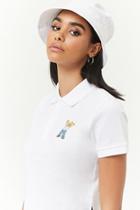 Forever21 The Simpsons Embroidered Polo