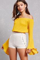 Forever21 Off-the-shoulder Bell Top