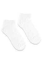 21 Men White Classic Ankle Socks