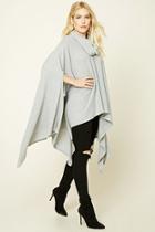 Forever21 Women's  Cowl-neck Poncho