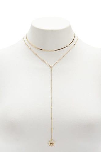Forever21 Star Pendant Necklace Set