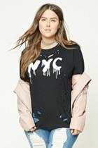 Forever21 Plus Size Nyc Graphic Tee