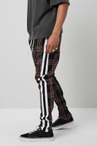 Forever21 Kdnk Plaid Slim-fit Drawstring Pants