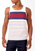 21 Men Graduated Stripe Tank