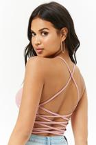 Forever21 Lace-up Back Cami