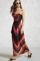 Forever21 Abstract Print Maxi Dress