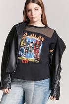 Forever21 Plus Size Def Leppard Graphic Tour Tee