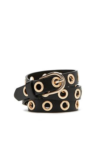 Forever21 Grommet Faux Leather Belt