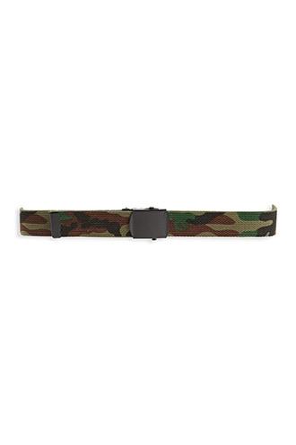 Forever21 Men Rothco Camo Cotton Belt