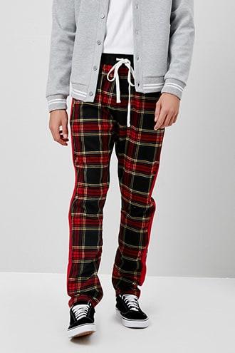 Forever21 Plaid Zip-ankle Pants