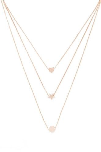 Forever21 Layered Chain Charm Necklace