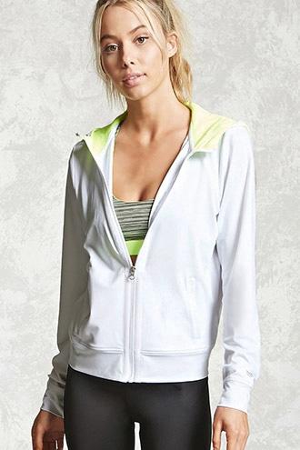 Forever21 Active Seamless Zip-up Hoodie