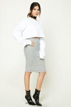 Forever21 Marled Fleece Skirt