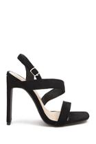Forever21 Faux Suede Asymmetrical Heels