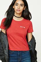Forever21 Babes Only Embroidered Tee