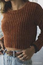 Forever21 Chenille Sweater-knit Crop Top