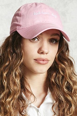 Forever21 Bad Hair Day Embroidered Cap