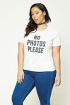Forever21 Plus Size No Photos Please Tee