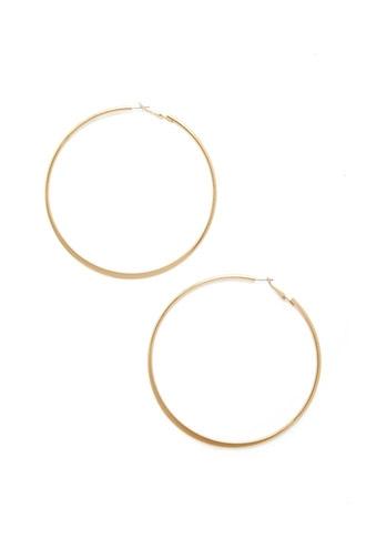 Forever21 Flat-bottom Hoop Earrings