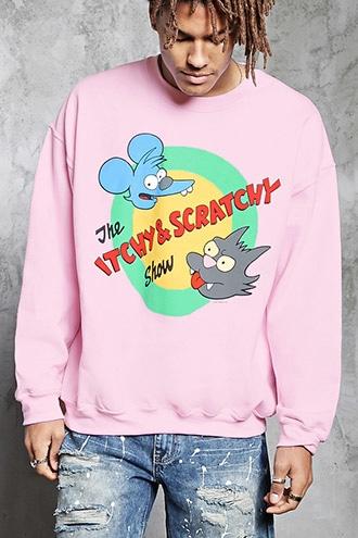 Forever21 Cartoon Logo Sweatshirt