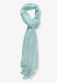 Forever21 Crinkled Metallic Scarf