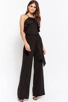 Forever21 Ruffle-trim Jumpsuit