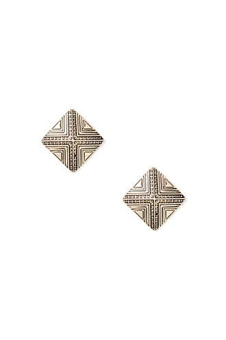 Forever21 Etched Pyramid Studs