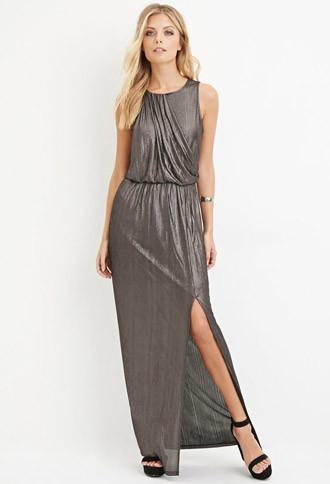 Love21 Metallic Maxi Dress