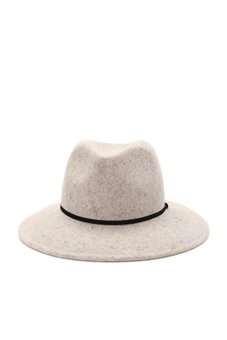 Forever21 Women's  Grey Classic Wool Fedora
