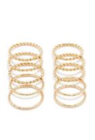 Forever21 Twisted Midi Ring Set