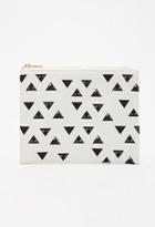 Forever21 Triangle Print Pouch