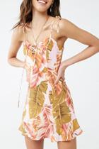 Forever21 Leaf Print Cami Dress