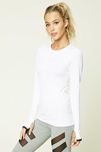 Forever21 Active Seamless Ribbed Top