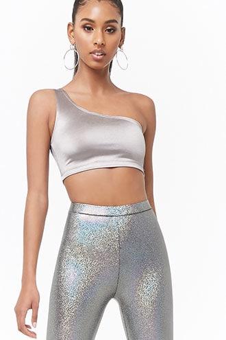 Forever21 Holographic Glitter Leggings
