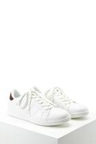 Forever21 Metallic Trim Lace-up Sneakers