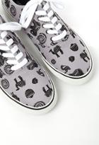 Forever21 Animal Print Canvas Sneakers