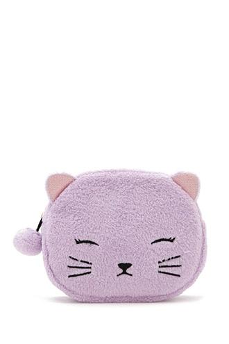 Forever21 Plush Cat Makeup Bag