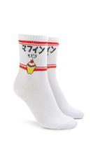 Forever21 Japanese Muffin Crew Socks
