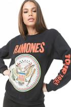 Forever21 Ramones Graphic Fleece Sweatshirt