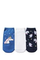 Forever21 Unicorn Ankle Socks - 3 Pack